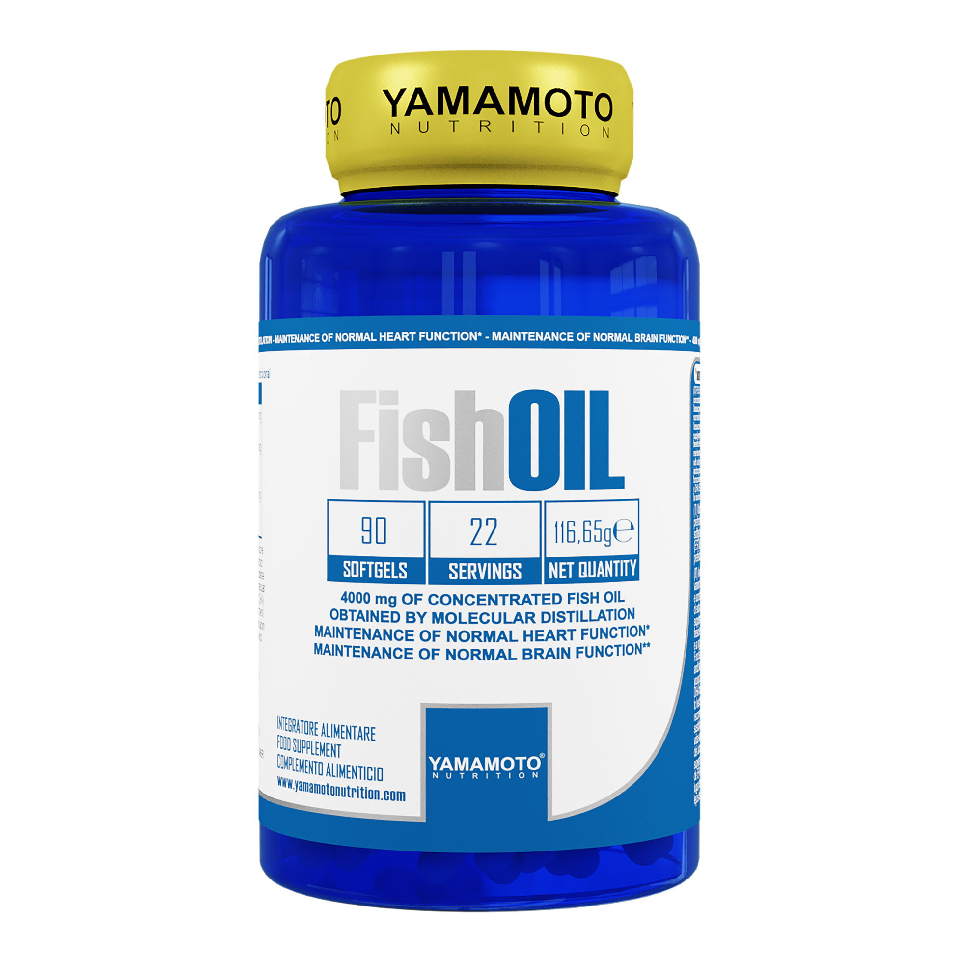 Yamamoto Nutrition Fish OIL 90 softgels /22 servings/ - зображення 1