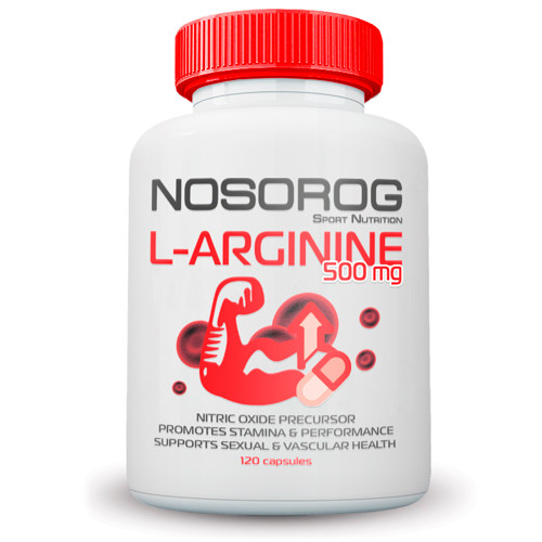 Nosorog L-Arginine 500 mg 120 caps /60 servings/ - зображення 1