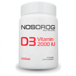 Nosorog Vitamin D3 2000 IU 100 tabs