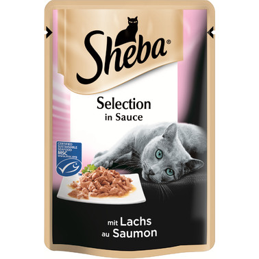 Sheba Selection in Sauce з лососем в соусі 85 г (3065890096820) - зображення 1