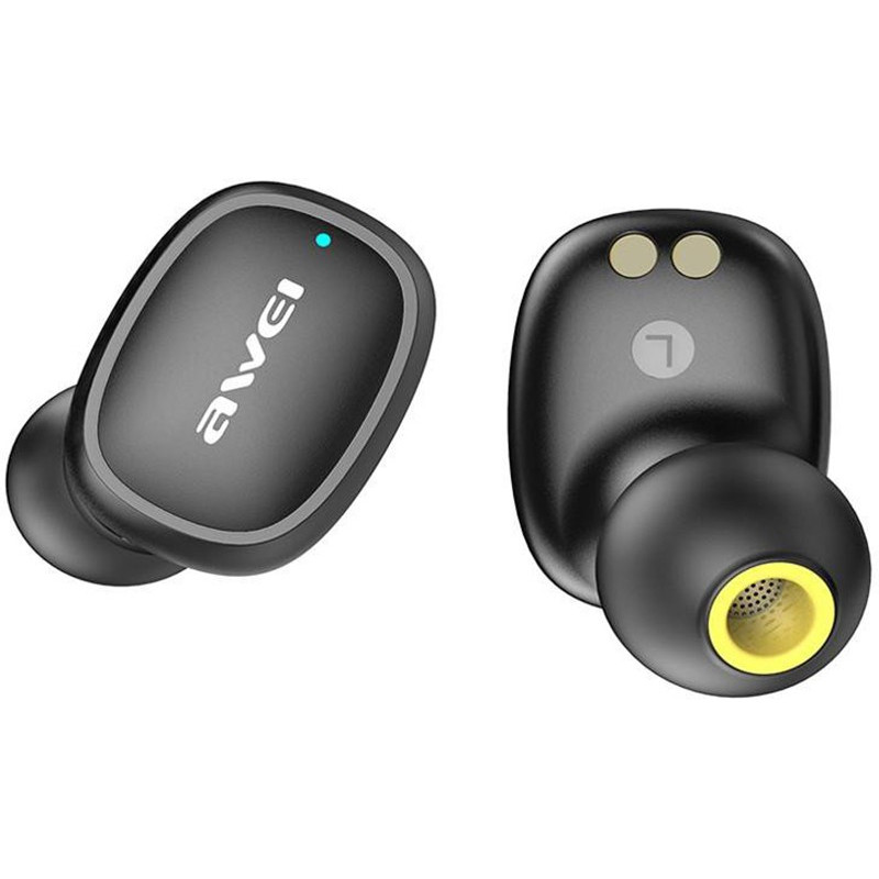 Awei T13 TWS Bluetooth Earphones Black - зображення 1