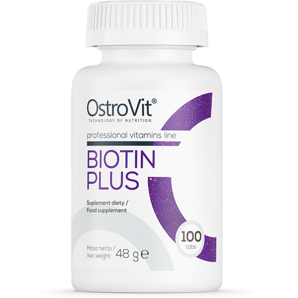 OstroVit Biotin Plus 100 tabs - зображення 1