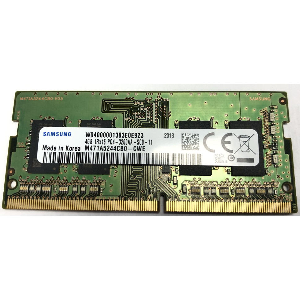 Samsung 4 GB SO-DIMM DDR4 3200 MHz (M471A5244CB0-CWE) - зображення 1