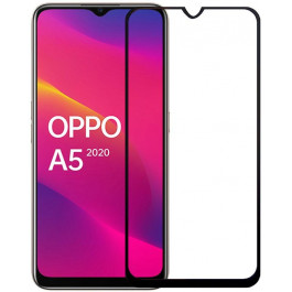 TOTO 5D Cold Carving Tempered Glass Oppo A5 Black (F_114489)