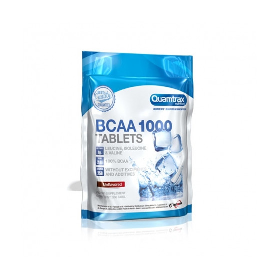 Quamtrax BCAA 1000 Tablets 500 tabs - зображення 1