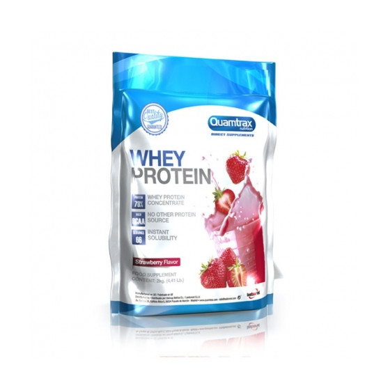 Quamtrax Whey Protein 2000 g /66 servings/ Strawberry - зображення 1