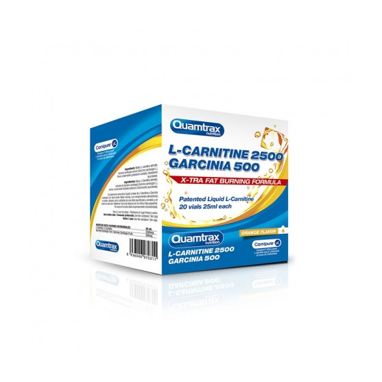 Quamtrax L-Carnitine 2500 Garcinia 500 20x25 ml Orange - зображення 1