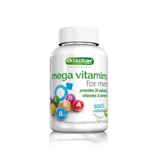 Quamtrax Mega Vitamins for Men 60 tabs - зображення 1