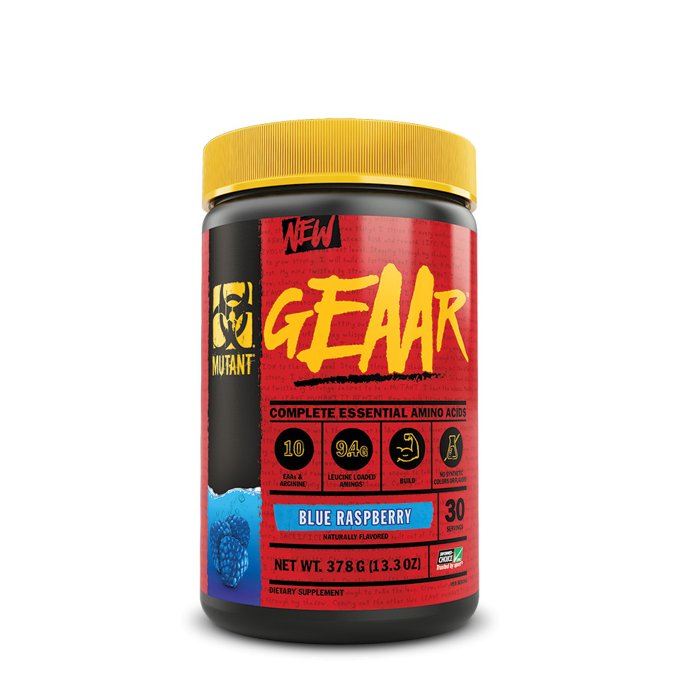 Mutant Geaar 378 g /30 servings/ Blue Raspberry - зображення 1