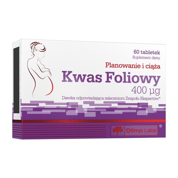 Olimp Folic Acid /Kwas Foliowy/ 400 mcg 60 tabs - зображення 1