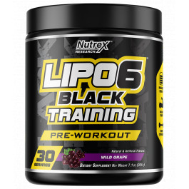 Nutrex Lipo-6 Black Training 201 g /30 servings/ Wild Grape