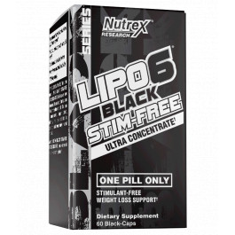Nutrex Lipo-6 Black Stim-Free 60 caps