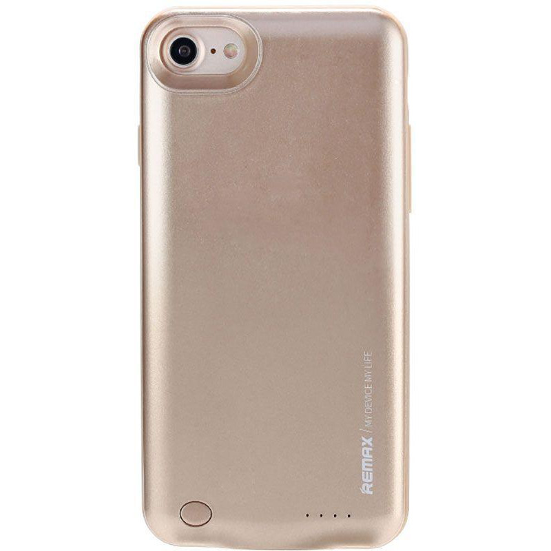 REMAX Power Bank Energy jacket with case for iphone7 2400 mAh Gold (PN-01/GO) - зображення 1