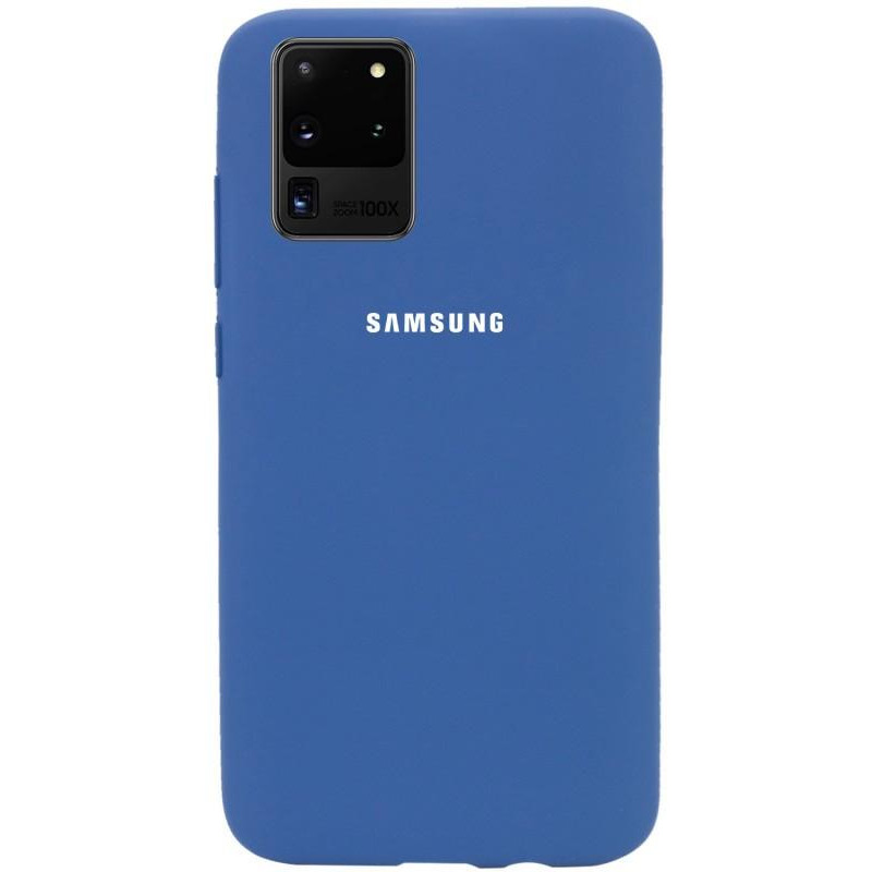 TOTO Silicone Full Protection Case Samsung Galaxy S20 Ultra Navy Blue - зображення 1