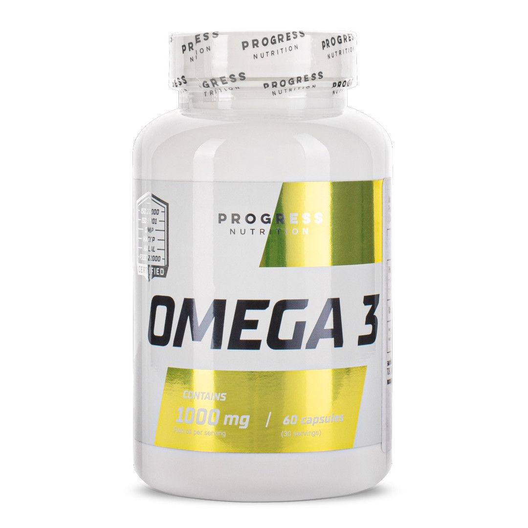 Progress Nutrition Omega 3 1000 mg 60 caps - зображення 1