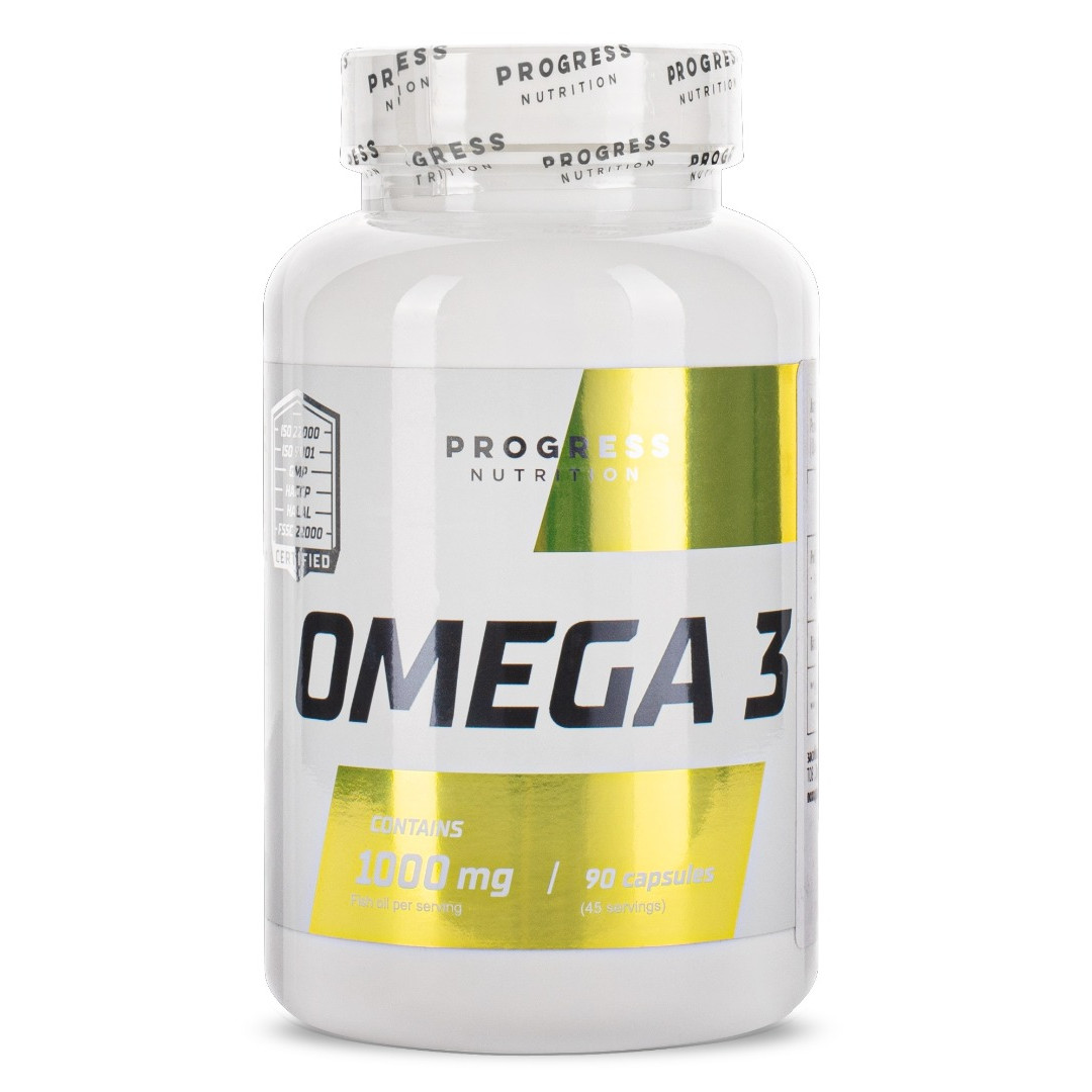Progress Nutrition Omega 3 1000 mg 90 caps - зображення 1