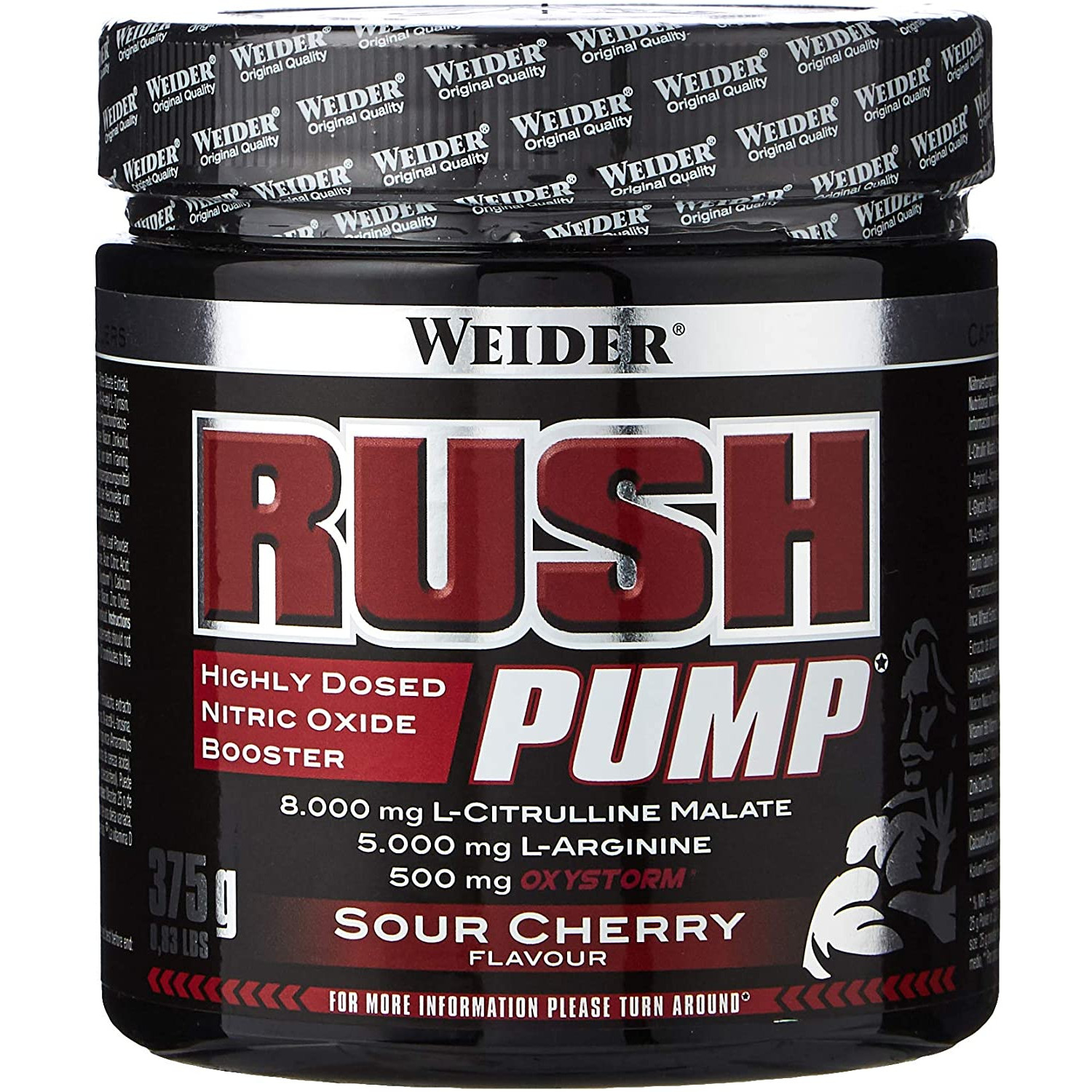 Weider Rush Pump 375 g /15 servings/ Sour Cherry - зображення 1