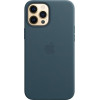 Apple iPhone 12 Pro Max Leather Case with MagSafe - Baltic Blue (MHKK3) - зображення 3
