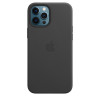 Apple iPhone 12 Pro Max Leather Case with MagSafe - Black (MHKM3) - зображення 2