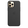 Apple iPhone 12 Pro Max Leather Case with MagSafe - Black (MHKM3) - зображення 3