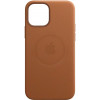 Apple iPhone 12 Pro Max Leather Case with MagSafe - Saddle Brown (MHKL3) - зображення 1