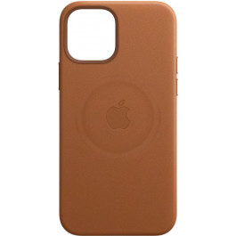   Apple iPhone 12 Pro Max Leather Case with MagSafe - Saddle Brown (MHKL3)