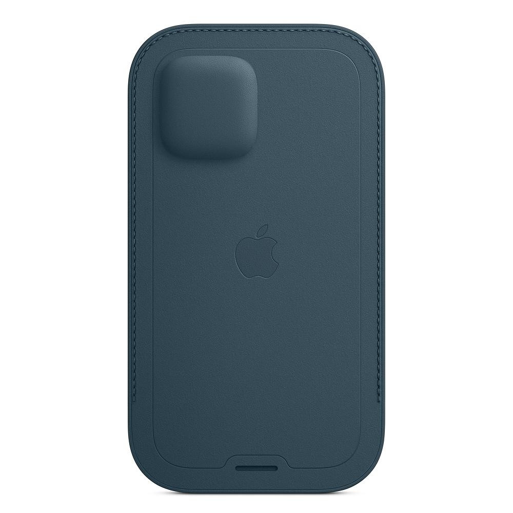 Apple iPhone 12 | 12 Pro Leather Sleeve with MagSafe - Baltic Blue (MHYD3) - зображення 1