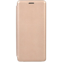   TOTO Book Rounded Leather Case Samsung Galaxy A20s Gold