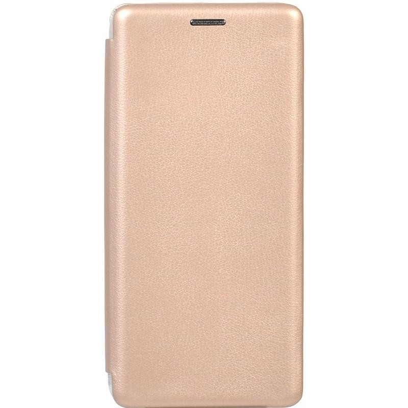 TOTO Book Rounded Leather Case Samsung Galaxy A90 5G Gold - зображення 1