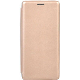   TOTO Book Rounded Leather Case Samsung Galaxy A90 5G Gold