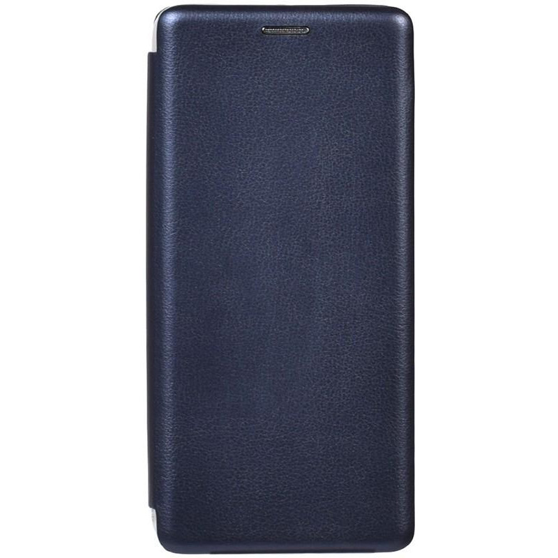 TOTO Book Rounded Leather Case Samsung Galaxy A90 5G Navy Blue - зображення 1