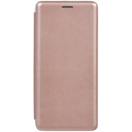   TOTO Book Rounded Leather Case Samsung Galaxy A90 5G Rose Gold