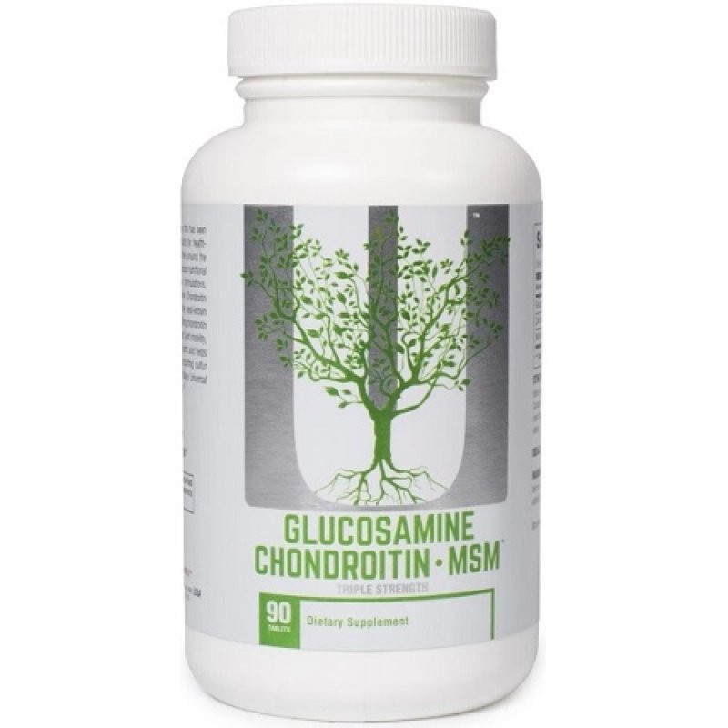 Universal Nutrition Glucosamine Chondroitin MSM 90 tabs /30 servings/ - зображення 1