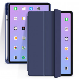 BeCover Чехол-книжка с креплением Apple Pencil для Apple iPad Air 10.9 2020/2021 Deep Blue (705511)
