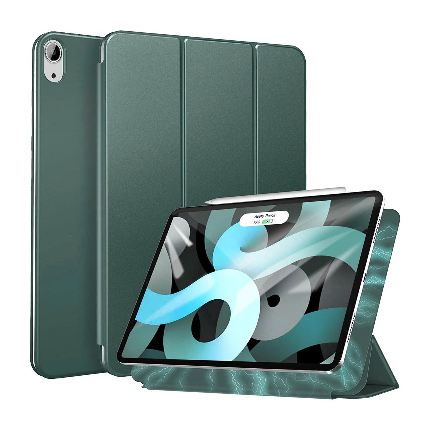 BeCover Чехол-книжка Magnetic для Apple iPad Air 10.9 2020/2021 Dark Green (705550) - зображення 1