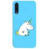 TOTO Matt TPU 2mm Print Case Samsung Galaxy A30s/A50/A50s #1 Unicorn Circle Sky Blue - зображення 1