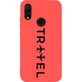 TOTO Matt TPU 2mm Print Case Xiaomi Redmi 7 #45 Travel Orange