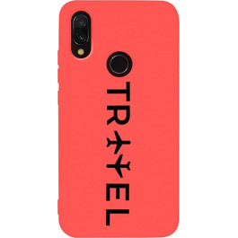   TOTO Matt TPU 2mm Print Case Xiaomi Redmi 7 #45 Travel Orange