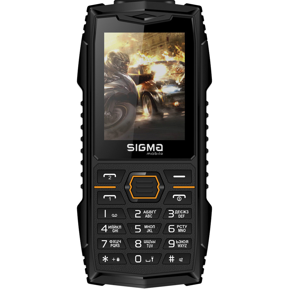 Sigma mobile X-TREME AZ68 black-orange - зображення 1