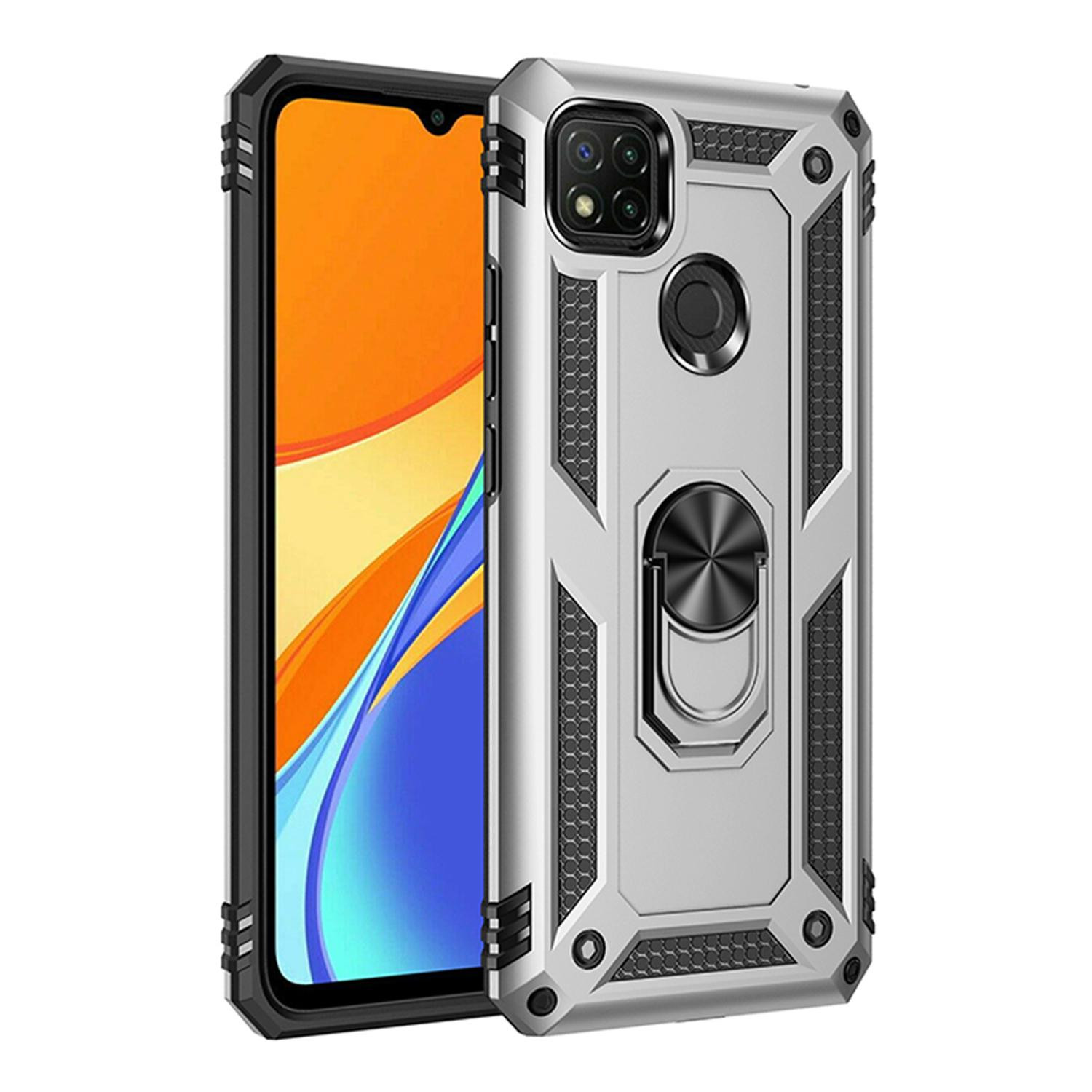 BeCover Панель Military для Xiaomi Redmi 9C / Redmi 10А Silver (705581) - зображення 1