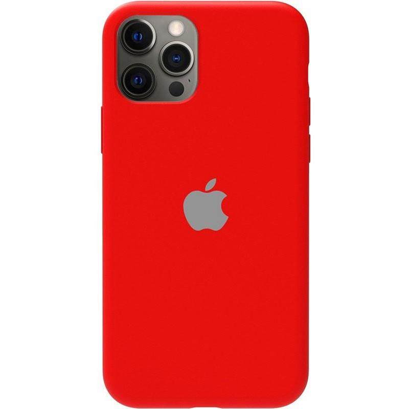 TOTO Silicone Full Protection Case Apple iPhone 12 Pro Max Red - зображення 1