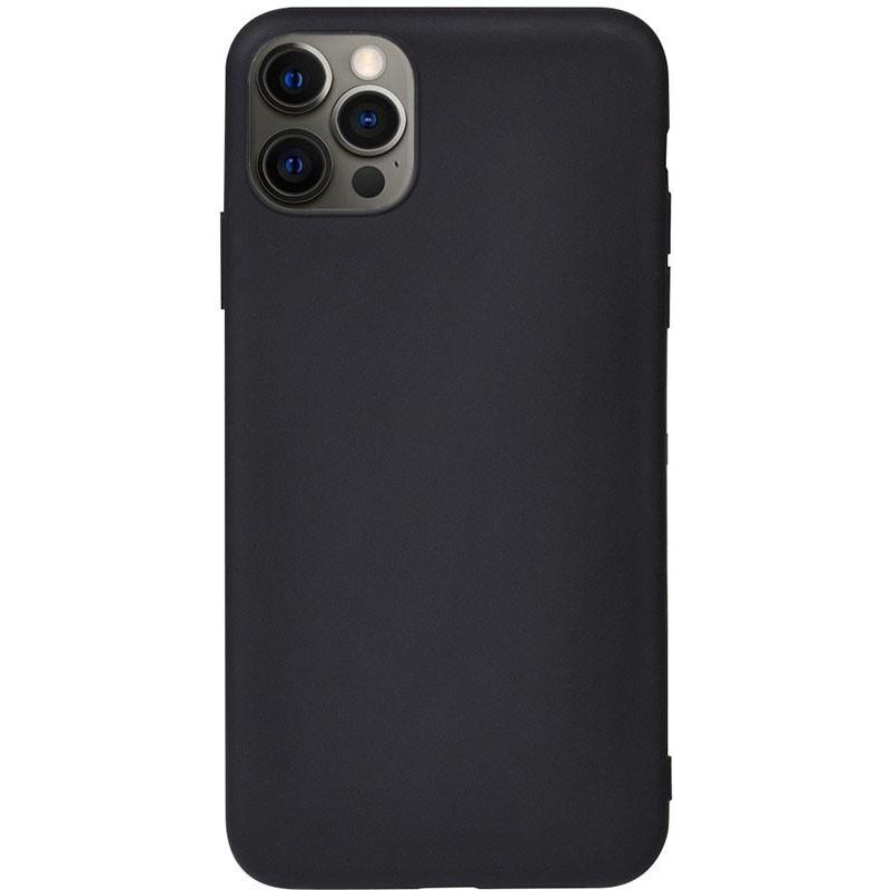 TOTO 1mm Matt TPU Case Apple iPhone 12 Pro Max Black - зображення 1