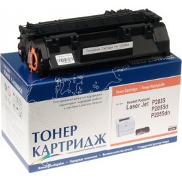 WWM Картридж для HP LJ P2035/P2055; Canon LBP-6300/6650/6670 (LC34N) HP 05A, CE505A