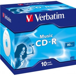 Verbatim CD-R 700MB 52x Jewel Case 10шт (43365)