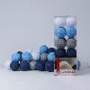 Cotton Ball Lights Гирлянда на 35 шаров 5,5м, Sailor Blue - зображення 1