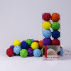 Cotton Ball Lights Гирлянда на 20 шаров 3,8м, Rainbow - зображення 1