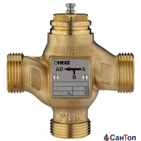 HERZ Трехходовый смесительно- распределительный клапан G 1 (1403715) - зображення 1