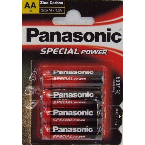 Panasonic AA bat Carbon-Zinc 4шт Special (R6REL/4BP) - зображення 1
