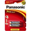 Panasonic AAA bat Alkaline 2шт Pro Power (LR03XEG/2BP) - зображення 1