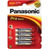 Panasonic AAA bat Alkaline 4шт Pro Power (LR03XEG/4BP) - зображення 1